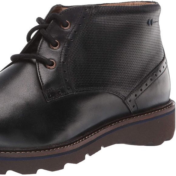 NUNN BUSH mens s 13 LEATHER Plain Toe Chukka Boots Memory Foam Comfort Gel shoes - Picture 2 of 4